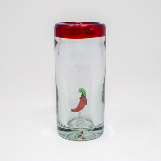 Tall Shot Glass With Chili