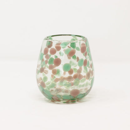 Mexican Confetti Stemless Wine Glass