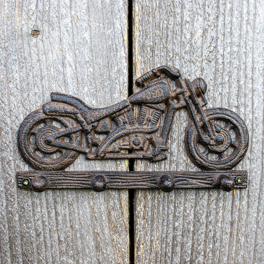 Cast Iron Motorcycle Key Hook