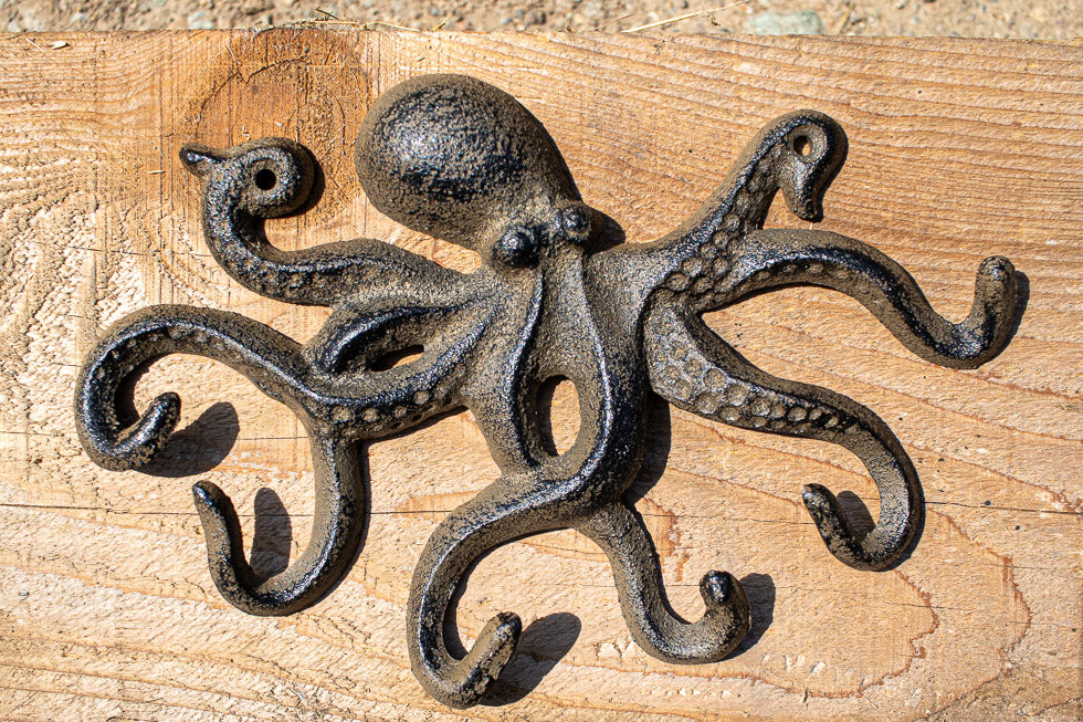 Cast Iron Octopus Key Hook