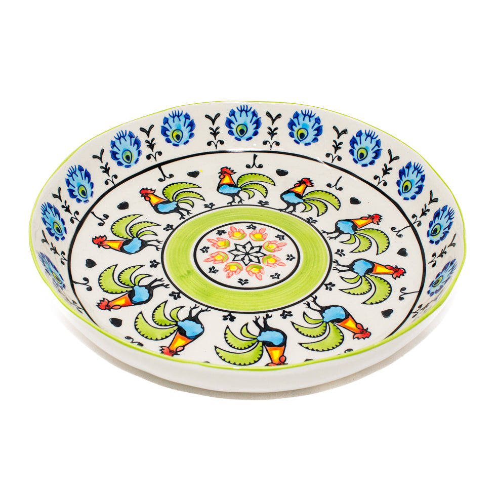 Hand-Painted Rooster Dish – Old Country Market