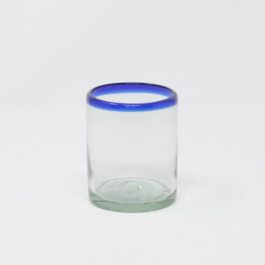Small Mexican Cobalt Rim Tumblers