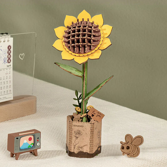 Robotime Wooden Flower Models