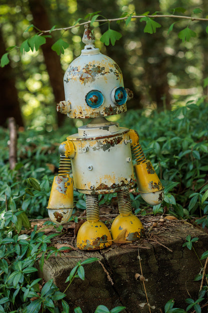 Yellow Metal Robot