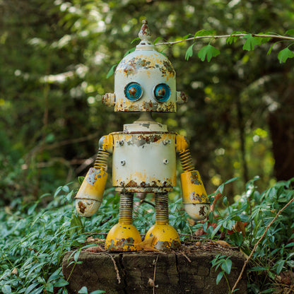 Yellow Metal Robot