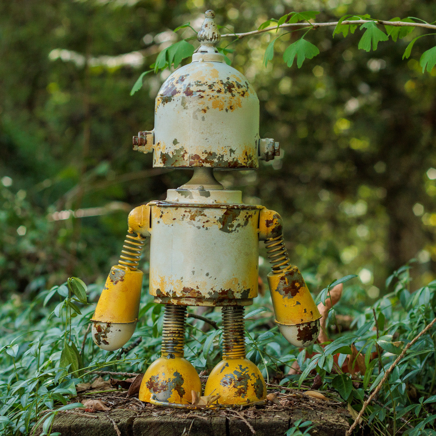 Yellow Metal Robot
