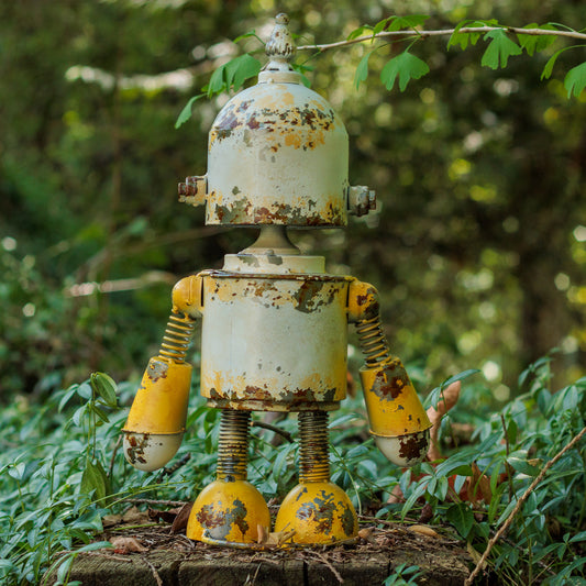 Yellow Metal Robot
