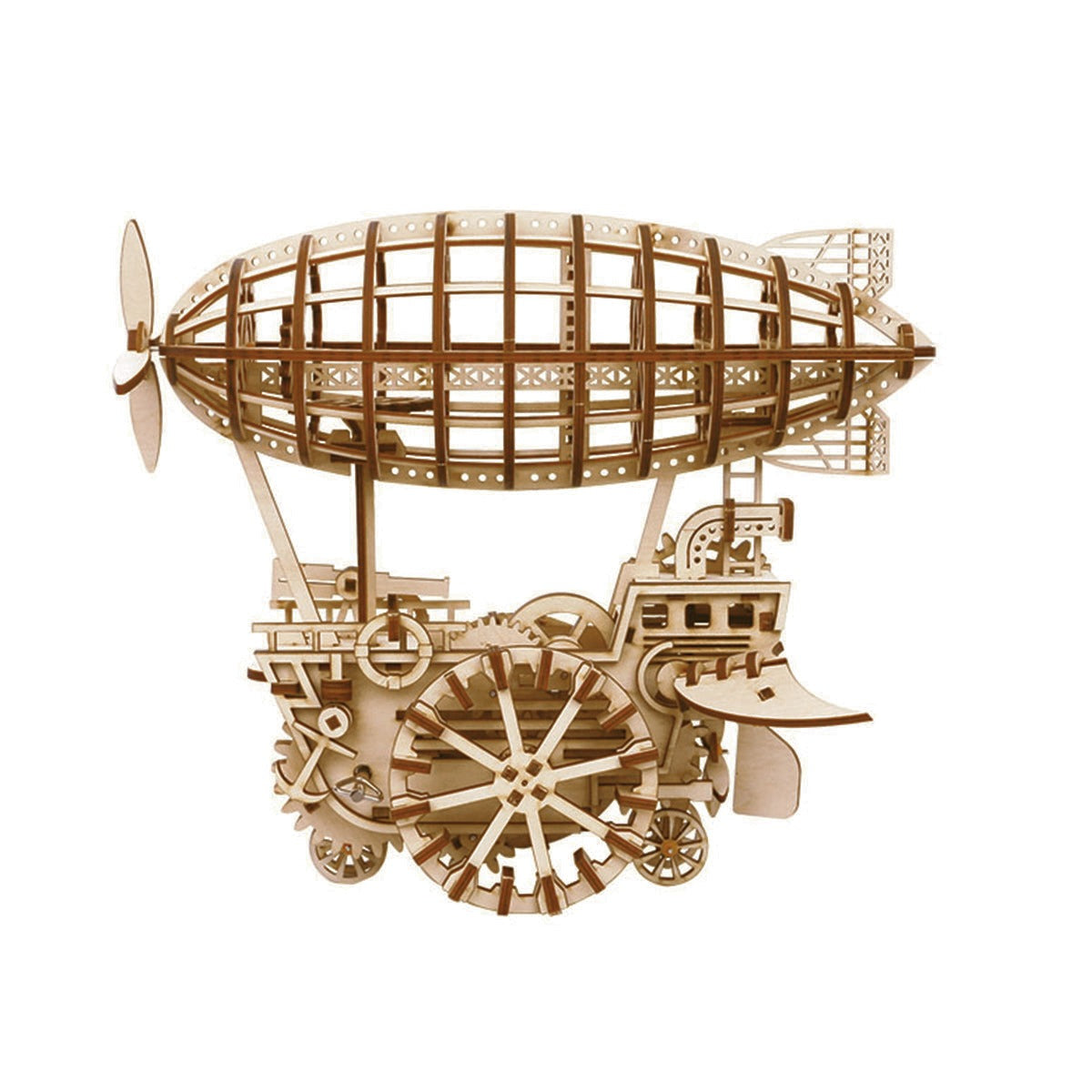 Airship Moving Mechanical Gears