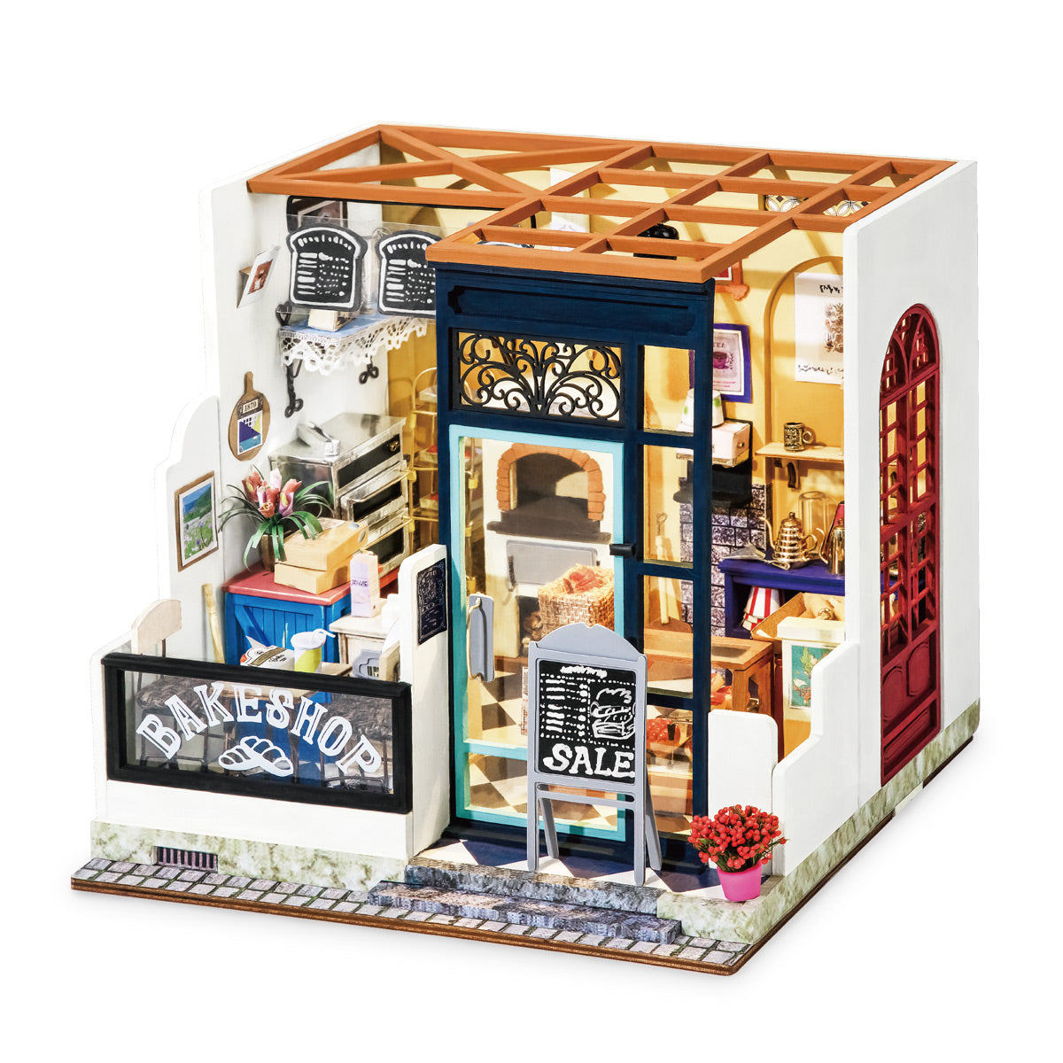 Robotime Nancy's Bake Shop Miniature Room Kit