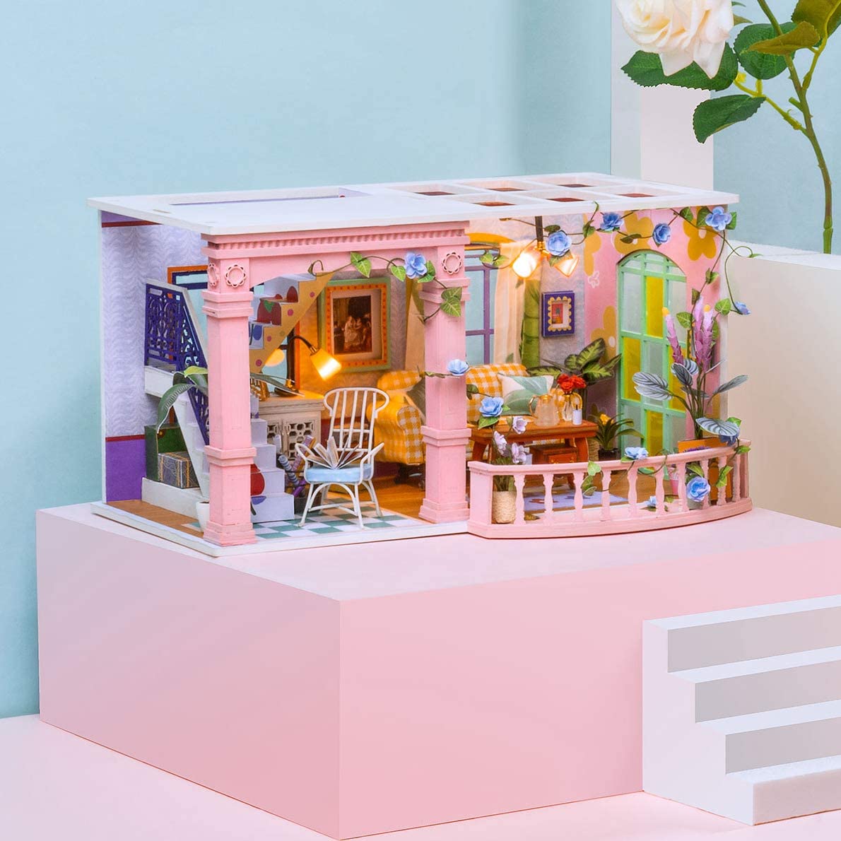 Robotime Sweet Patio Miniature Room Kit