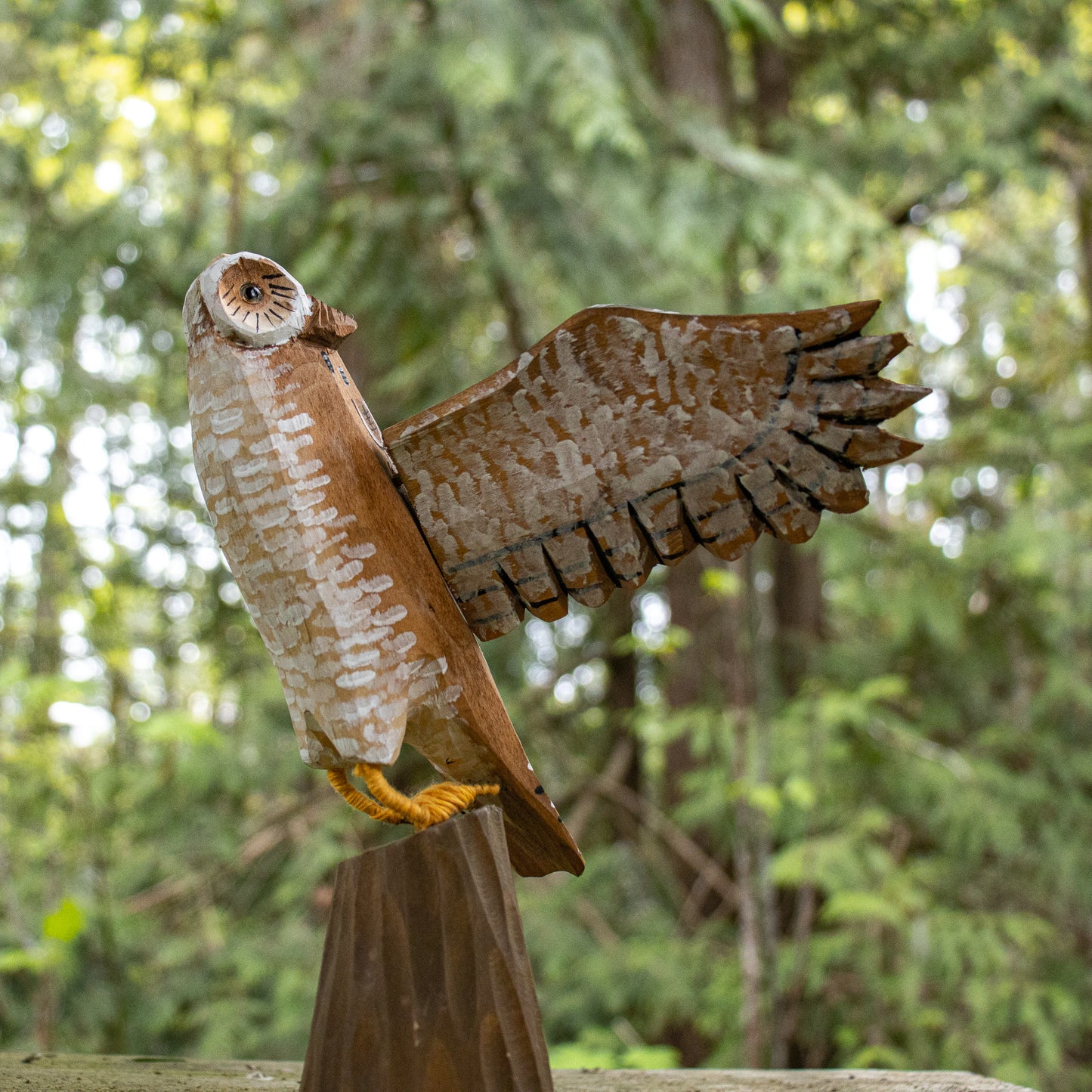 Barn Owl With Stand