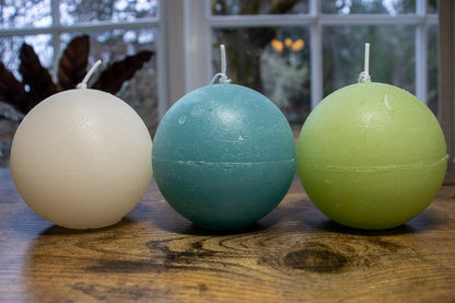 Rustic Ball Candles