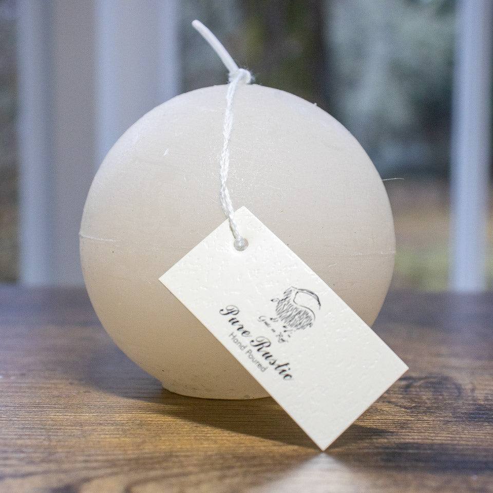 Rustic Ball Candles