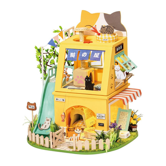 Robotime Cat House Miniature Room Kit