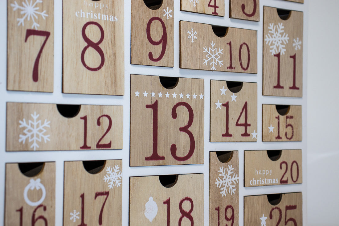 Classic Wooden Advent Calendar