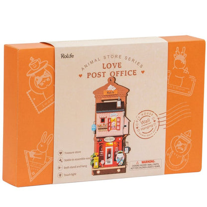 Robotime Post Office DIY Miniature House