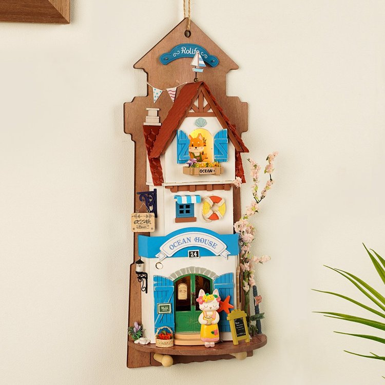 Robotime Island Dream Villa DIY Miniature House