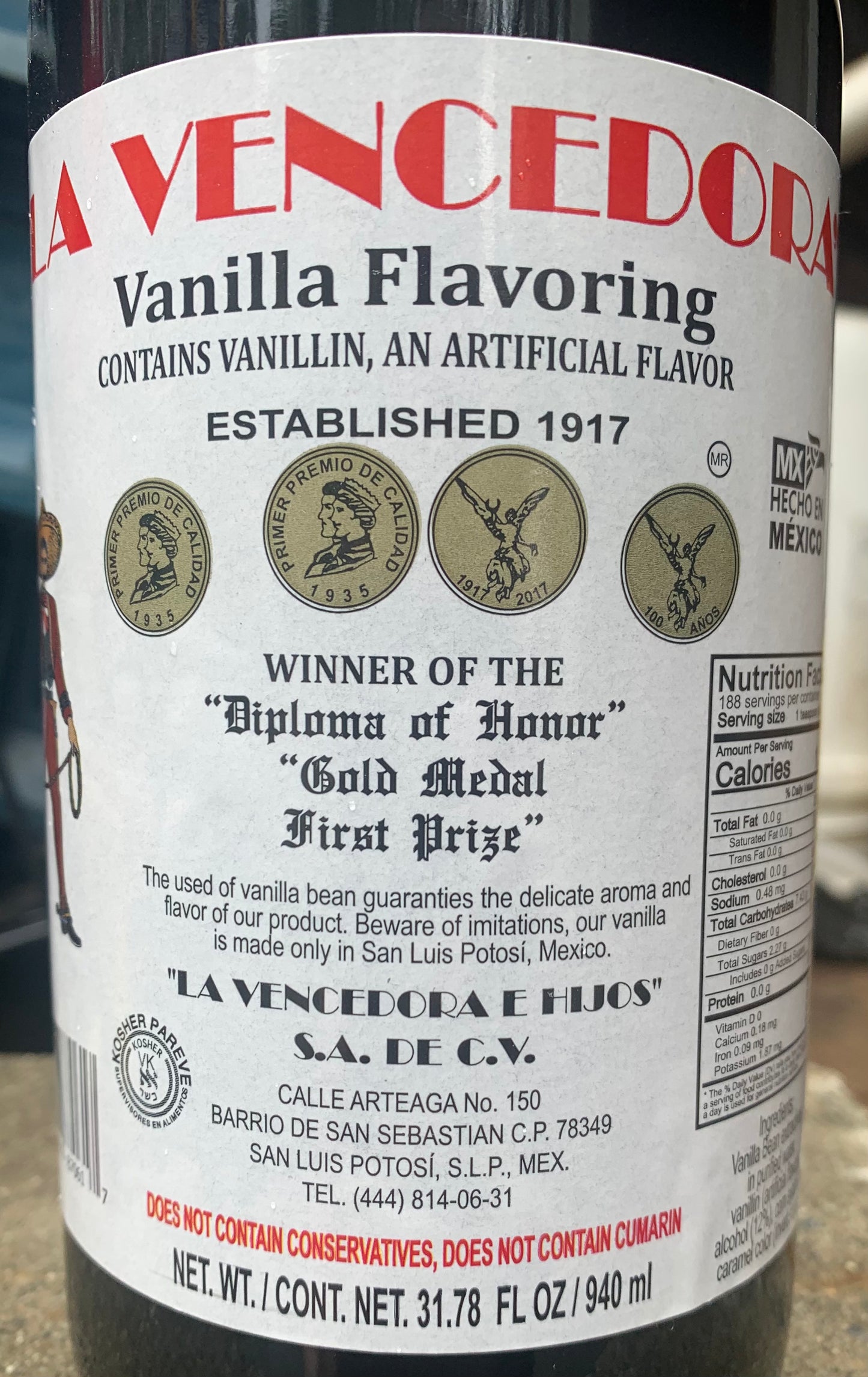 La Vencedora Mexican Vanilla