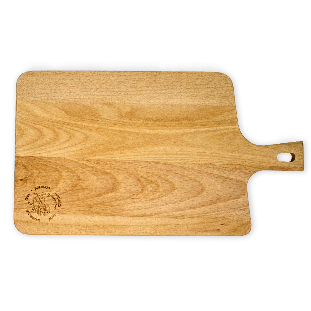 Large Beechwood Cutting Board With Handle