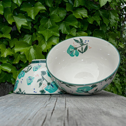 Large Hand-Painted Bowl
