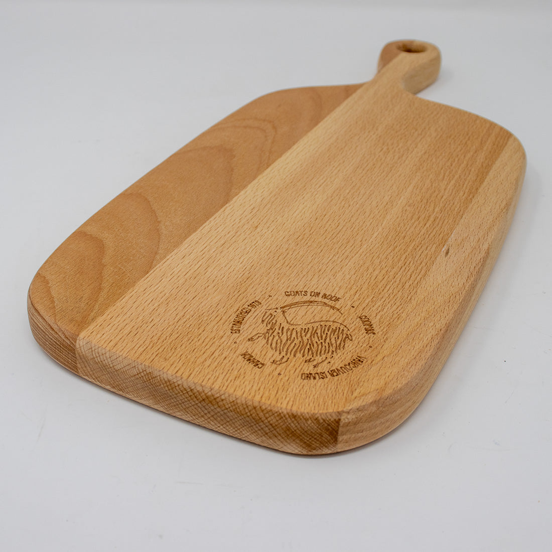 Medium Beechwood Cutting Board With Handle
