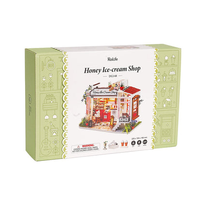 Robotime Honey Ice-Cream Shop Miniature Room Kit