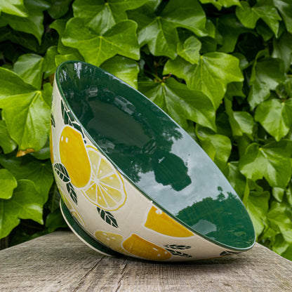 Large Hand-Painted Serving Bowl