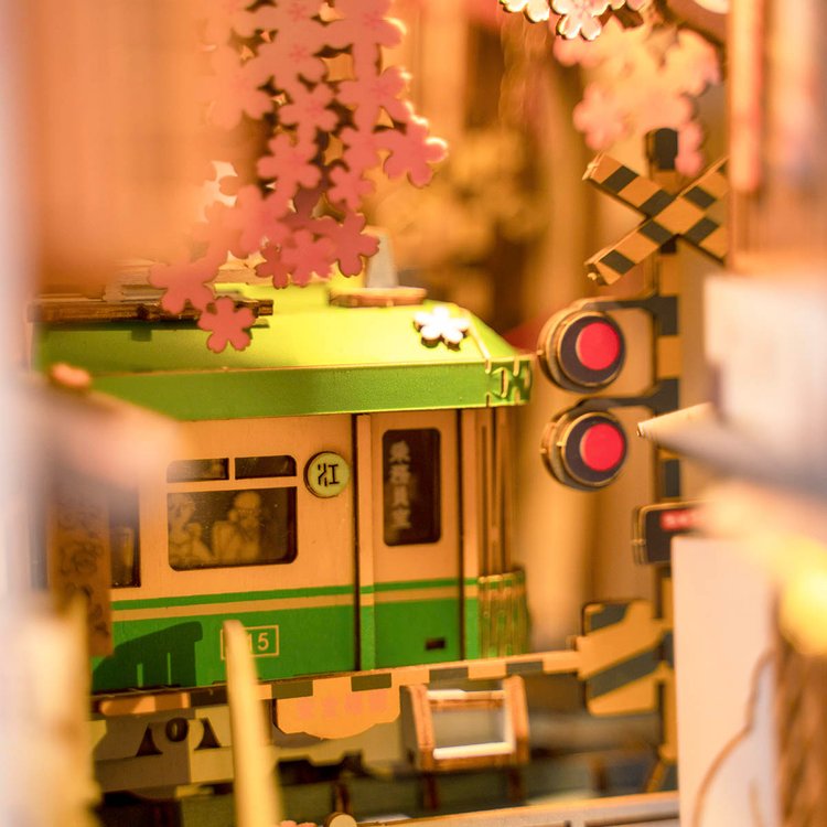 Robotime Sakura Tram DIY Miniature