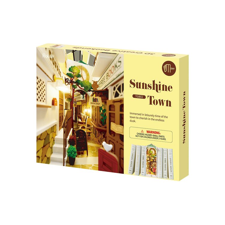 Robotime Sunshine Town DIY Miniature
