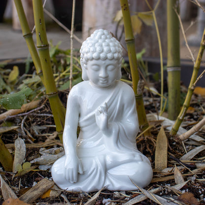 Ceramic Sitting Buddha